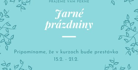 Jarné prázdniny